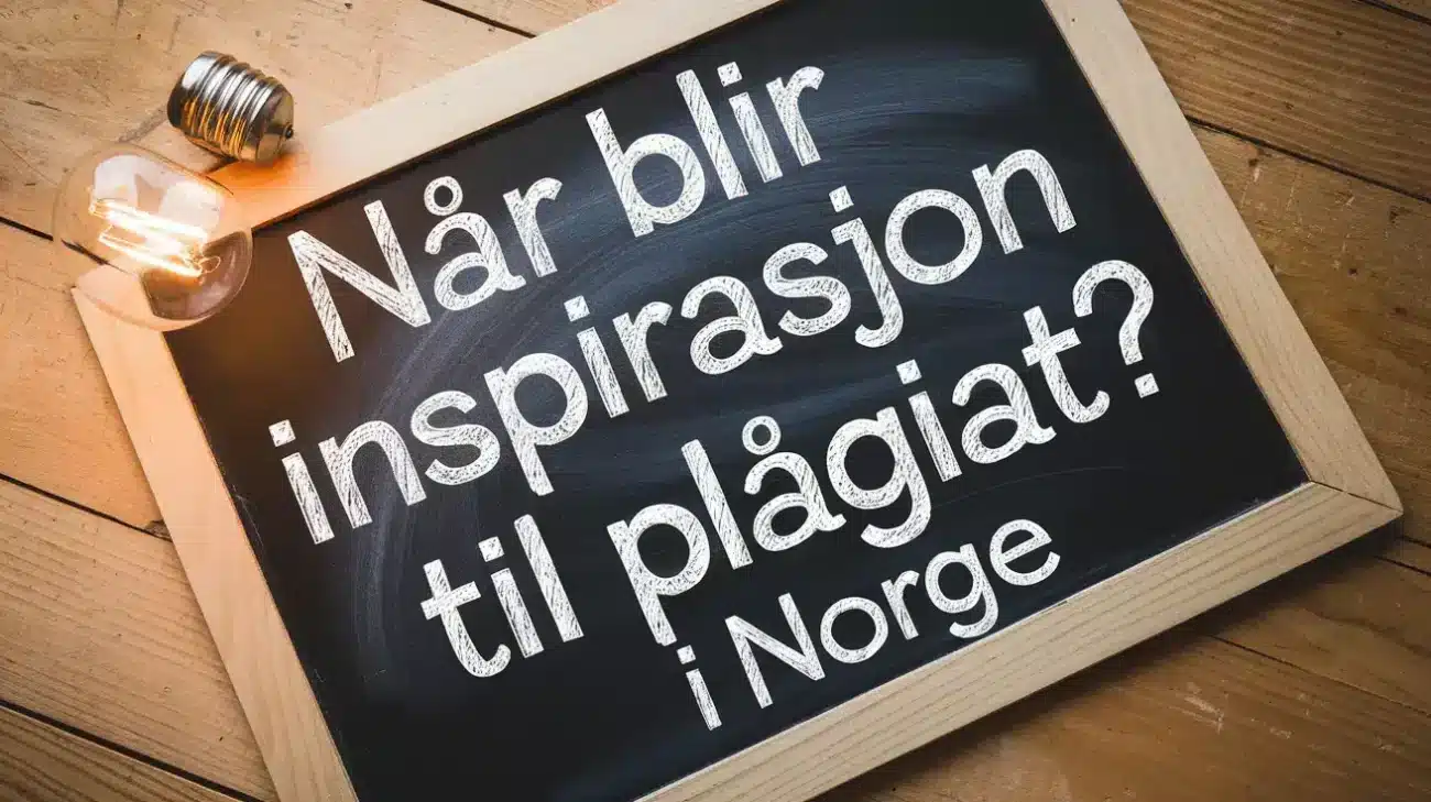 Blir inspirasjon plagiat regler idekopiering norge hovedbilde