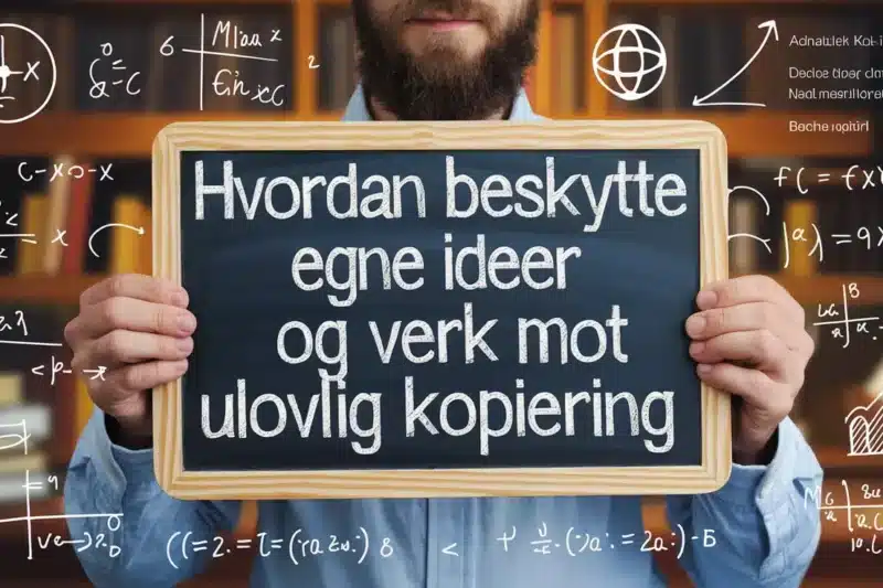 Hvordan beskytte egne idéer og verk mot ulovlig kopiering