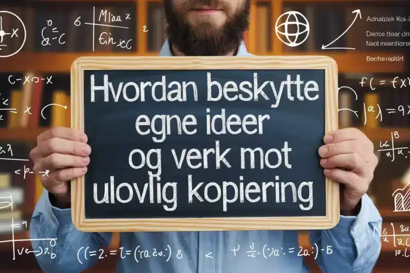 Hvordan beskytte egne idéer og verk mot ulovlig kopiering